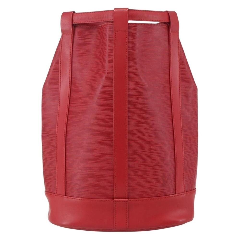 Louis Vuitton Epi Randonnee PM Shoulder Bag Red